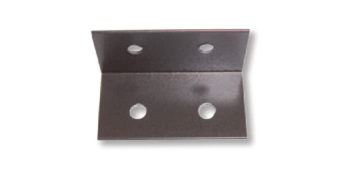 Bronze 4-Hole Clips Pack of 20 Aluminum Mounting Clips L6646