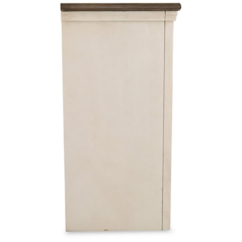 Extra Large Two-Tone Weathered Oak TV Stand U374479