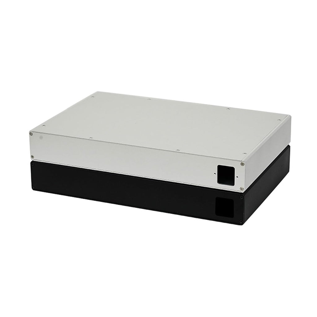 All Aluminum Amplifier Case Headphone Amp Audio Preamplifier Chassis Box Black Blank I3287