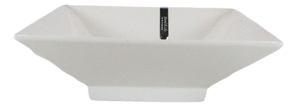 Porcelain Square Bowls 35oz Dishwasher And Microwave Safe Y571242