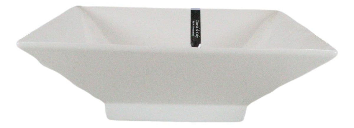 Porcelain Square Bowls 35oz Dishwasher And Microwave Safe Y571242
