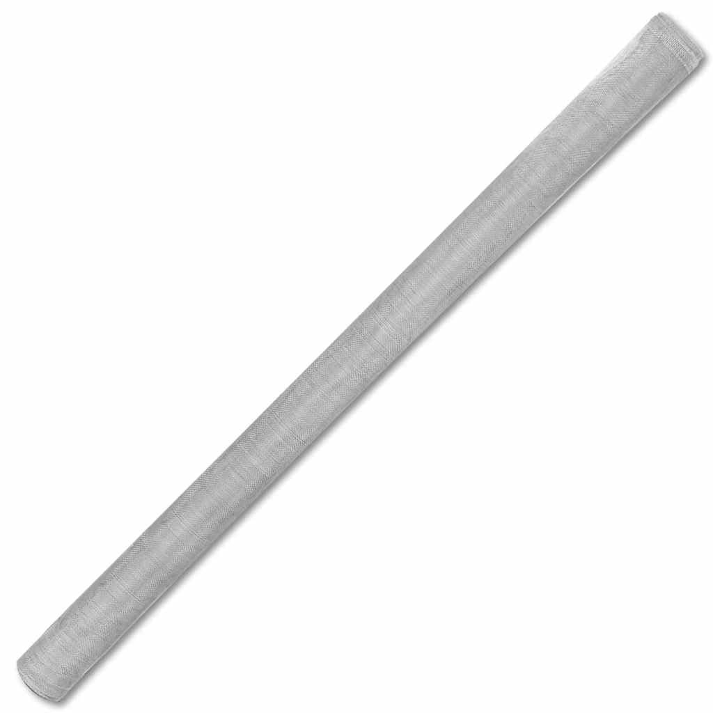 Aluminum Mesh Screen 39.4x196.9 Inches Silver M796586