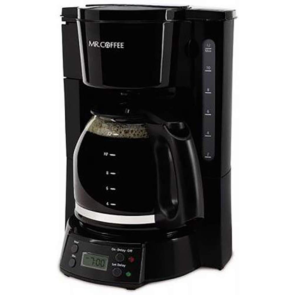 12-Cup Programmable Coffee Maker, Black S688