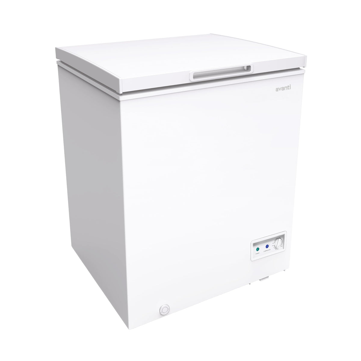 White 5.0 Cu. Ft. Chest Freezer with Storage Basket N364