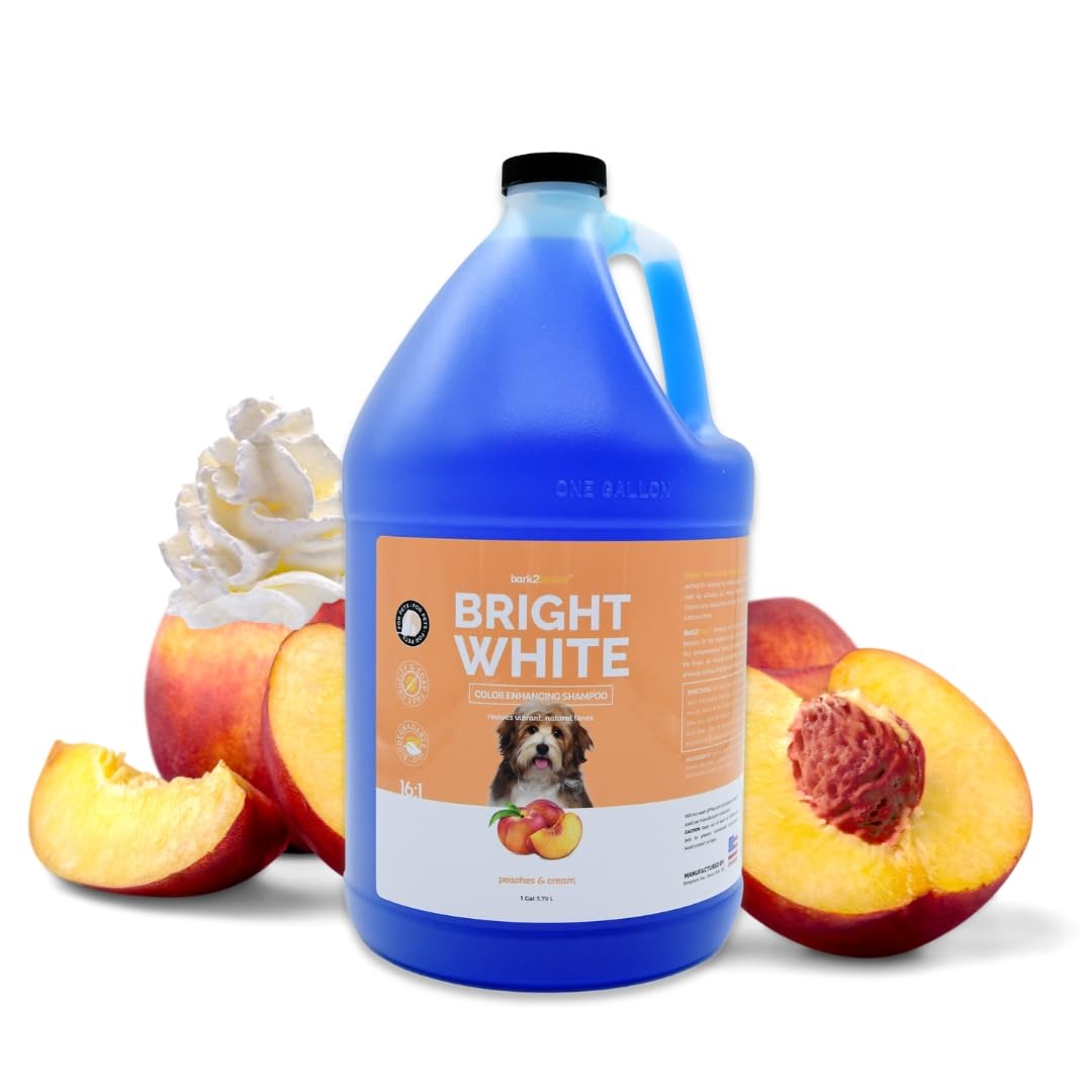 White Natural Dog Shampoo, 1 Gallon H845