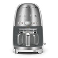 Drip Coffee Machine with Reusable Filter, Digital Display, 1.4 Litre Tank, Stainless Steel E166596