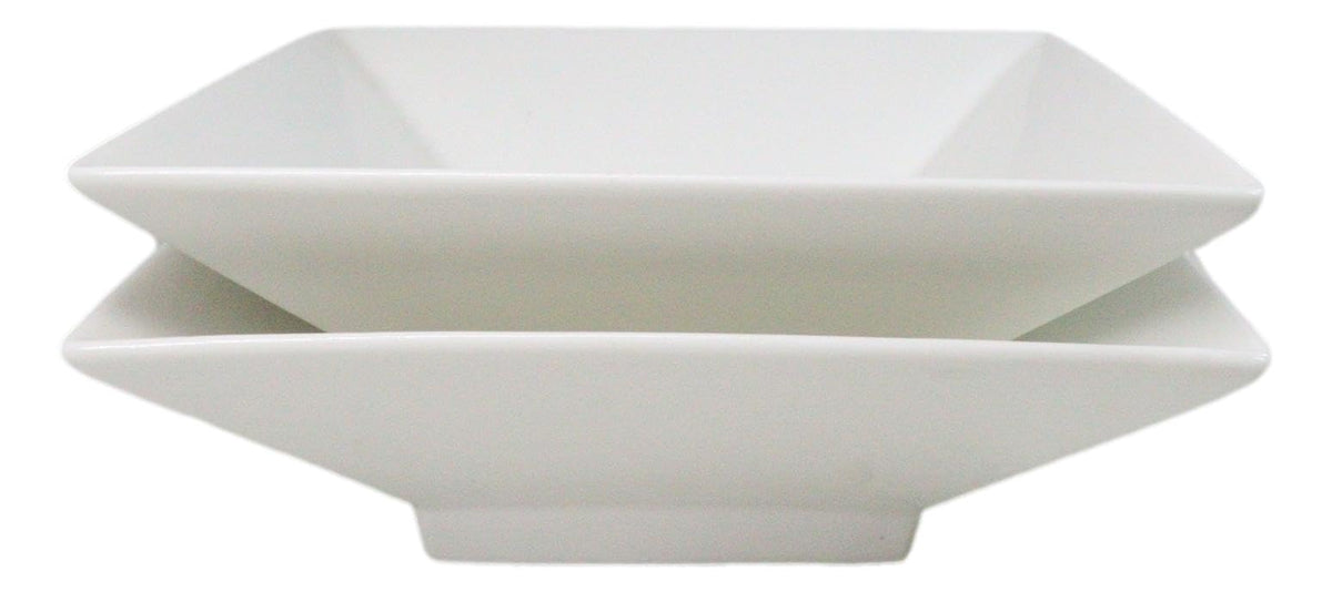 Porcelain Square Bowls 35oz Dishwasher And Microwave Safe Y571242