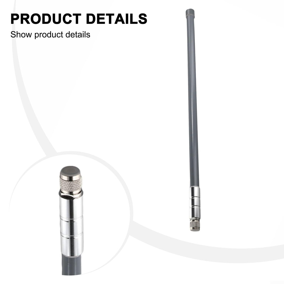 Fiberglass Antenna 5.8 DBi 868 MHz 915 MHz N Male Connectors U1179