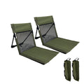 2 Pack Foldable Camping Chairs with Mesh Backrest S723