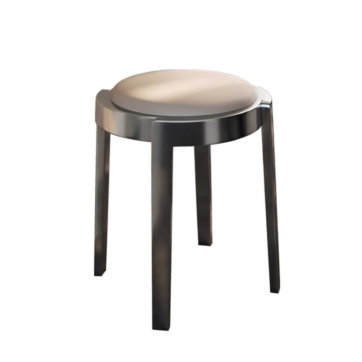 Round Stackable Stainless Steel Stools A50909