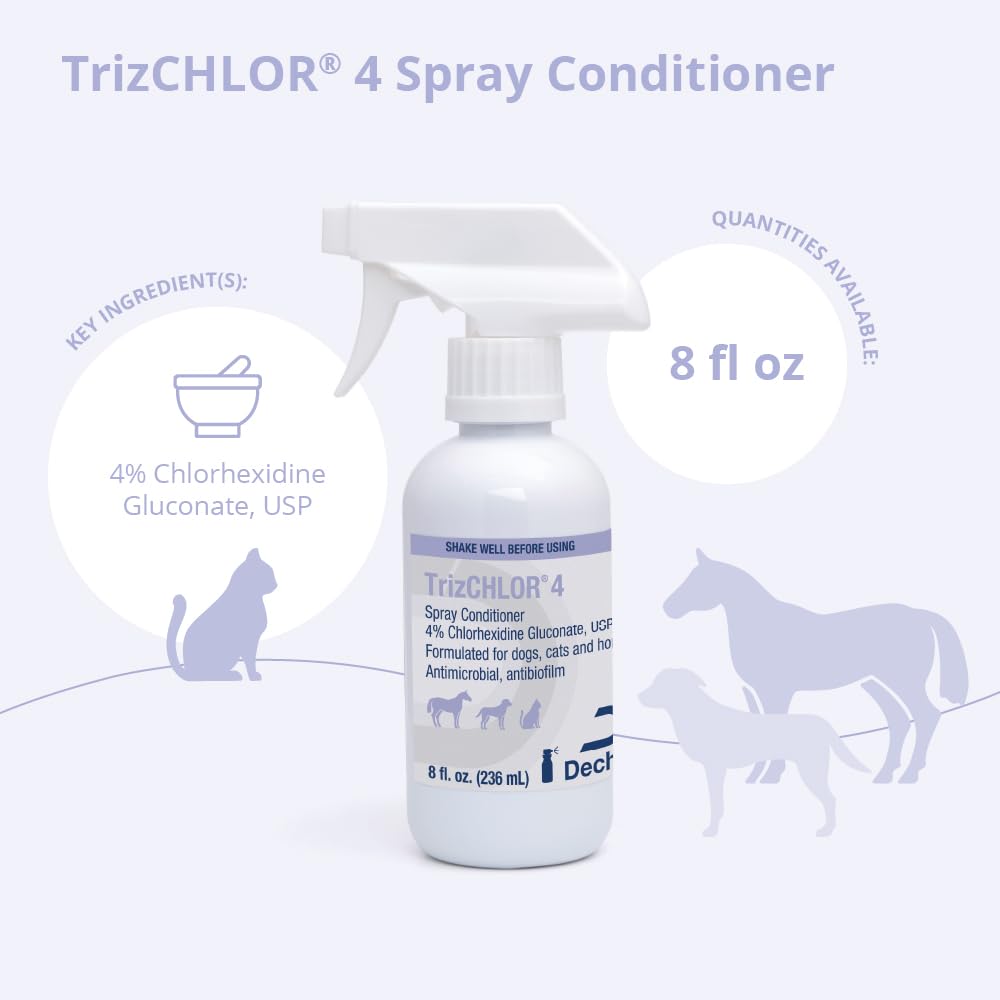 8 oz Spray Conditioner for Dogs, Cats and Horses W15648
