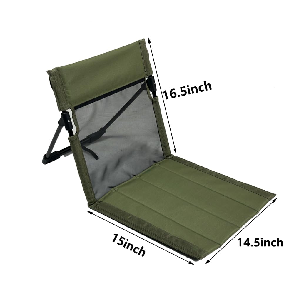 2 Pack Foldable Camping Chairs with Mesh Backrest S723