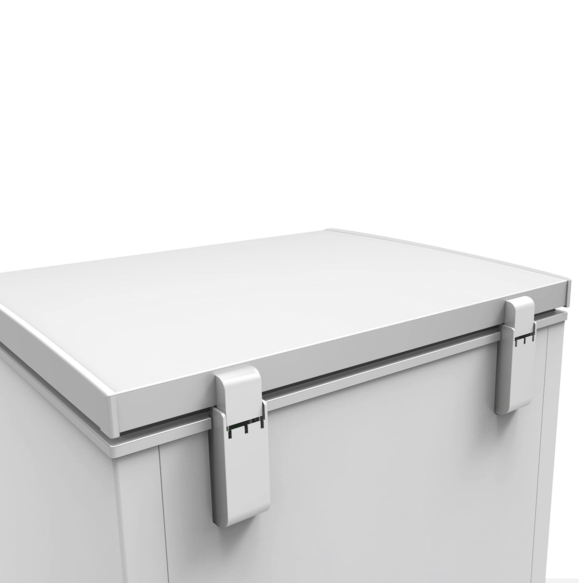 White 5.0 Cu. Ft. Chest Freezer with Storage Basket N364