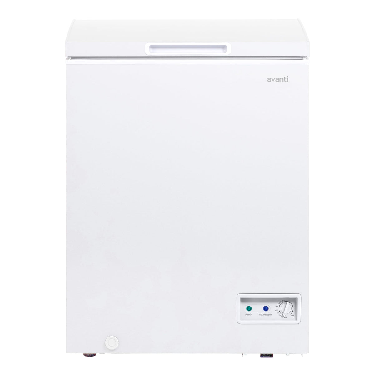 White 5.0 Cu. Ft. Chest Freezer with Storage Basket N364
