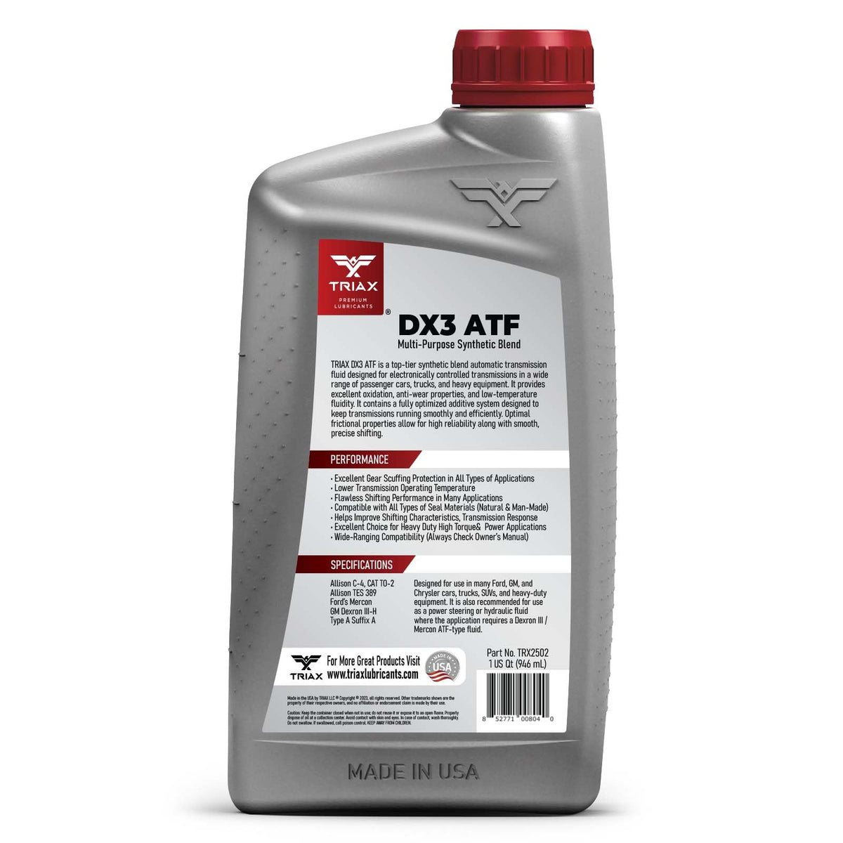 Multi-Purpose High Mileage Automatic Transmission Fluid (1 Quart) N121