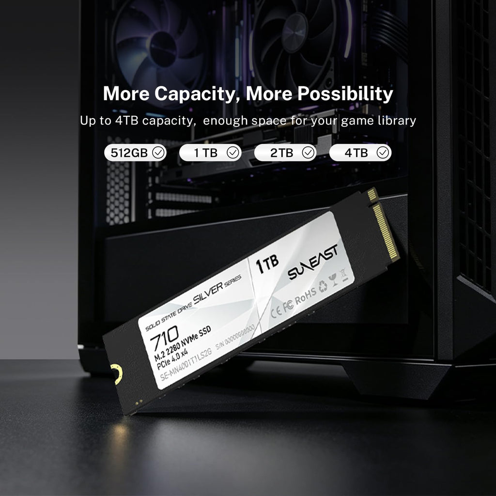 1TB M.2 2280 PCIe4.0 NVMe Internal SSD D57709