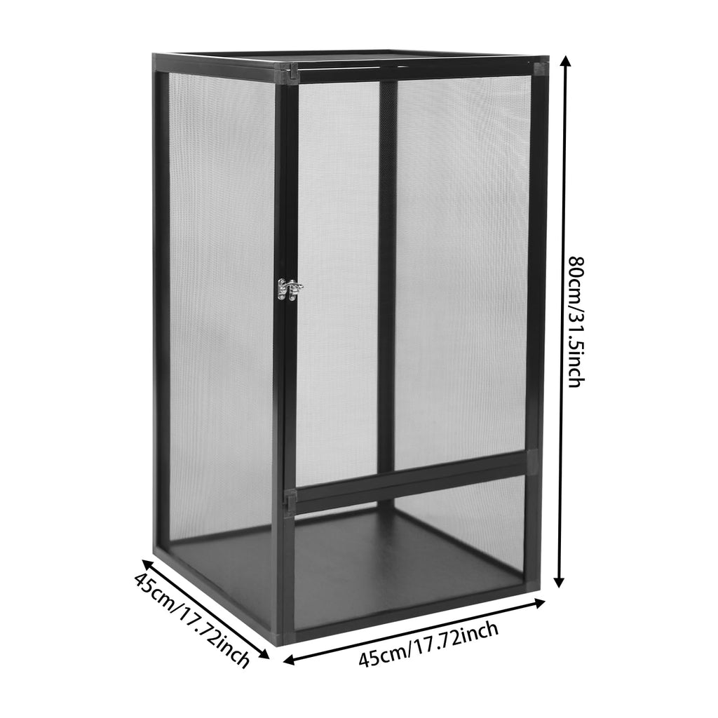Terrarium Enclosure with Mesh Top and Locking Latch F622450