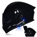 Modular Bluetooth Motorcycle Helmet DOT Approved Dual Visor Flip up H3491