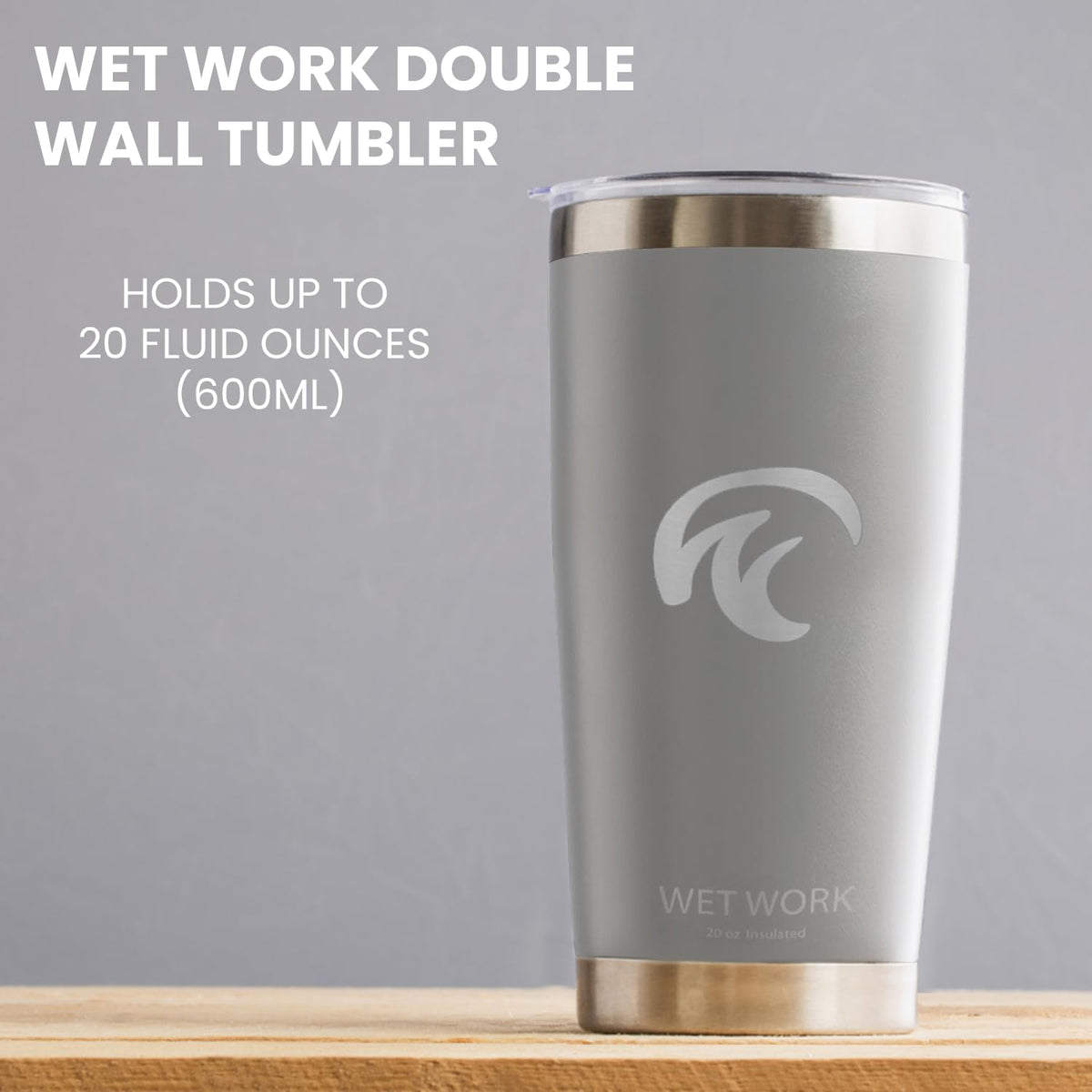 20 oz Stainless Steel Insulated Tumbler with Leak Proof Lid J58907