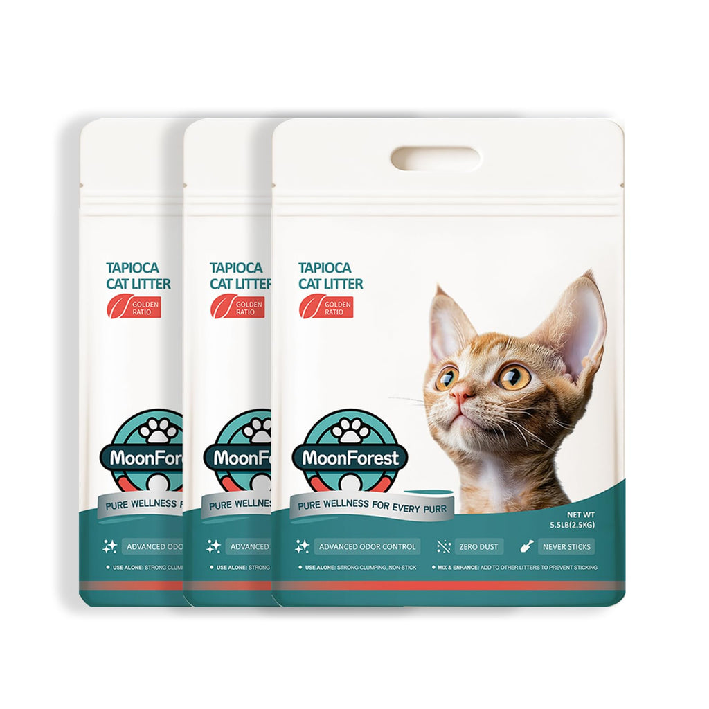 Cassava Cat Litter Odor Control Dust-Free Clumping X18531