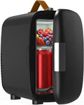 Portable Mini Fridge 4L 6 Can Black C660