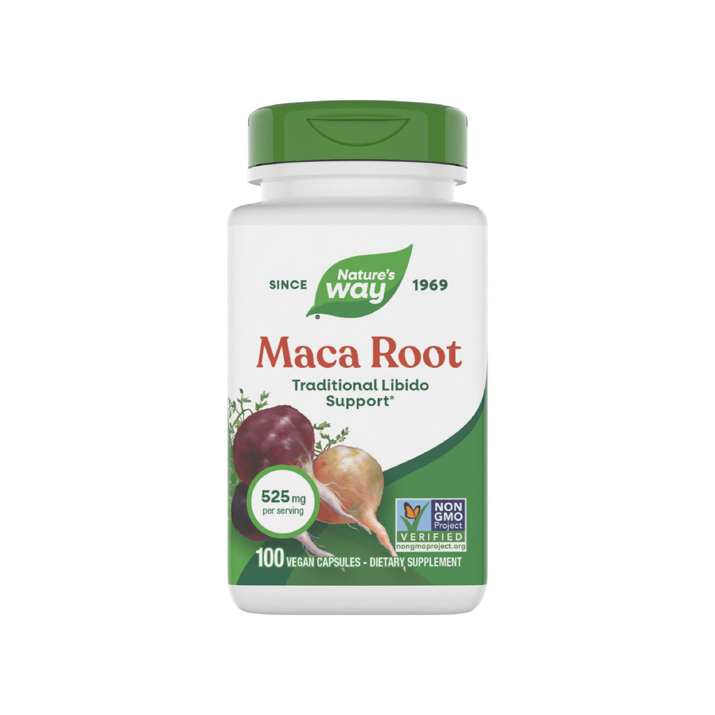 Maca Root Capsules Vegan 100 ct N4168