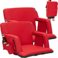 2 PCS Portable Folding Stadium Bleacher Chair L736065