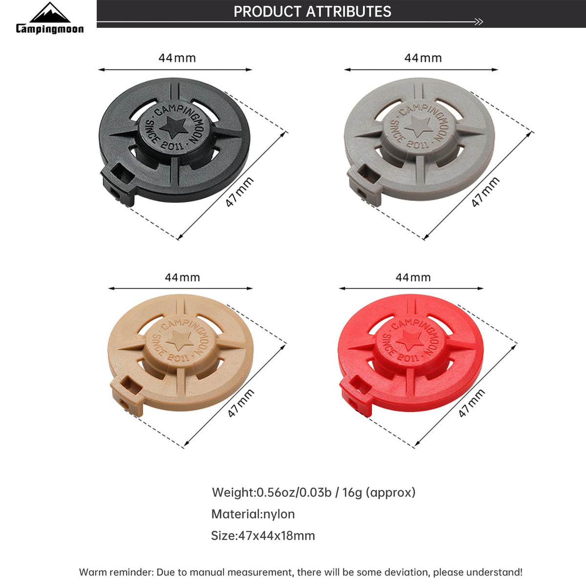 Butane Fuel Canister Protective Caps 4-Pack Y44637