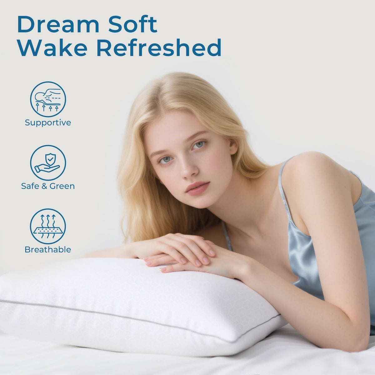 King Size Down Alternative Pillows Set of 2 X540
