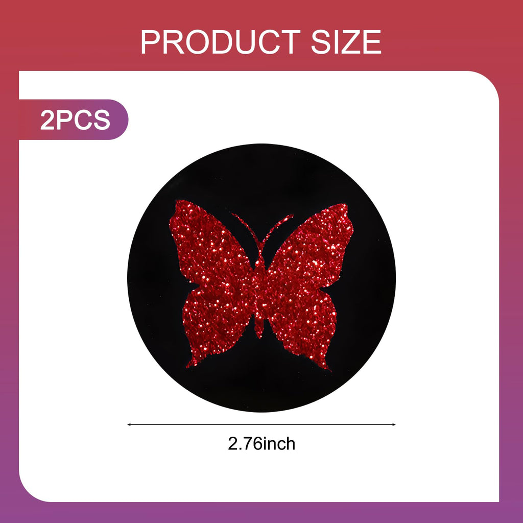 2 PCS Bling Rhinestone Non-Slip Car Coaster P917