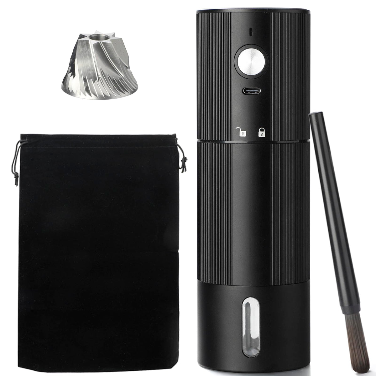 Portable Cordless Conical Burr Coffee Grinder with 45 Adjustable Settings Y39782