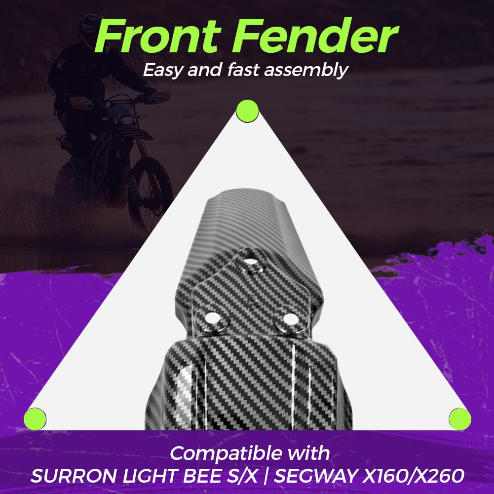 Dirt Bike Front Fender and Rear Mudguard D218