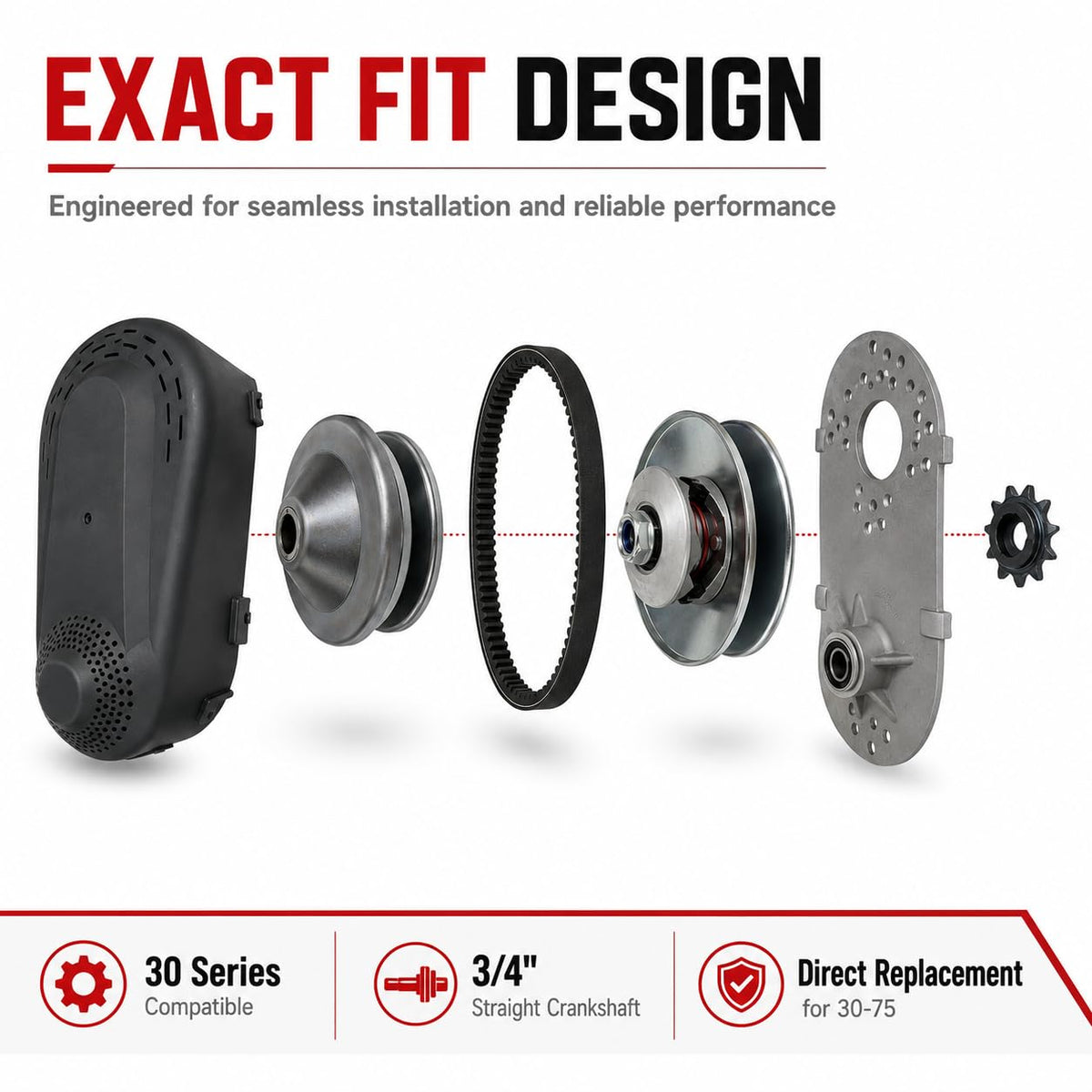 3/4” 10T #40/41/420 Chain Torque Converter Kit O275564