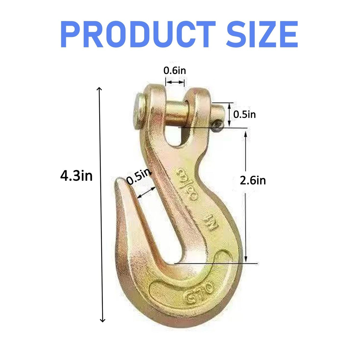 3/8" Grade 70 Clevis Grab Hook V244