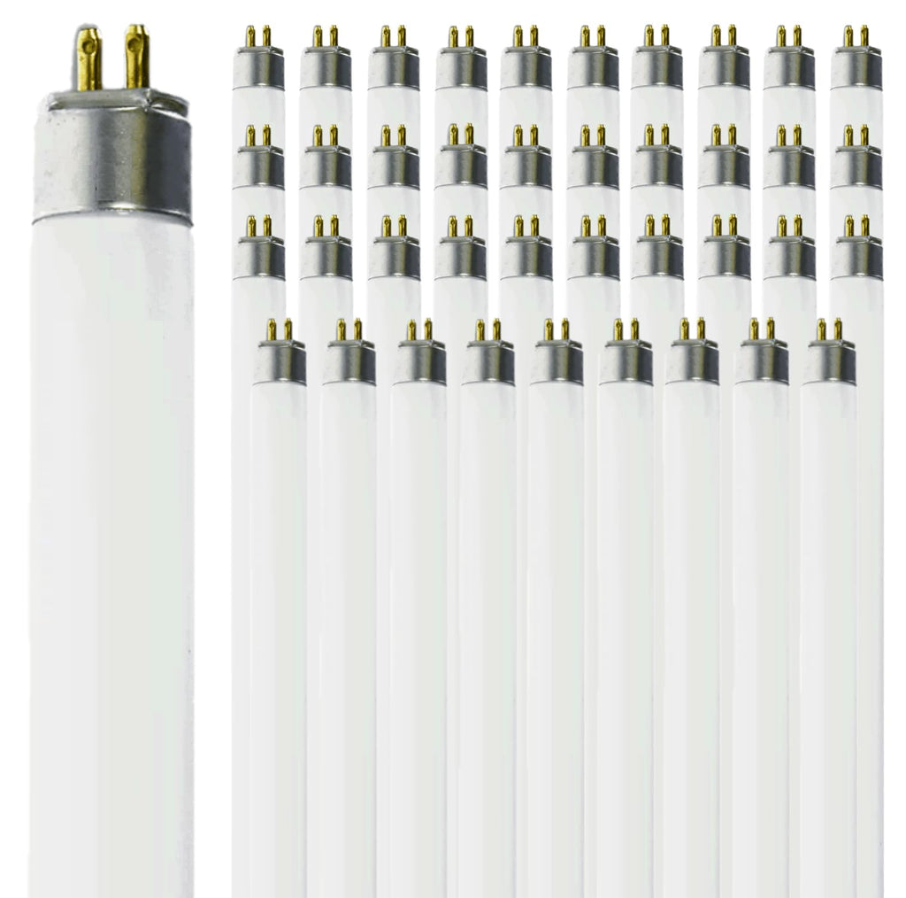 14W 4100K Cool White T5 Fluorescent Bulb 24 Inch G5 Bipin Base Pack of 40 C49834