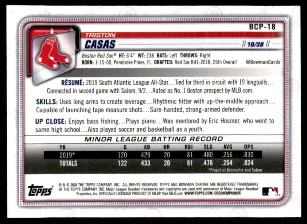2020 Bowman Mega Box Chrome Prospect Mojo Refractors Baseball O337