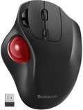 Wireless Rechargeable Thumb Control Trackball Mouse O392