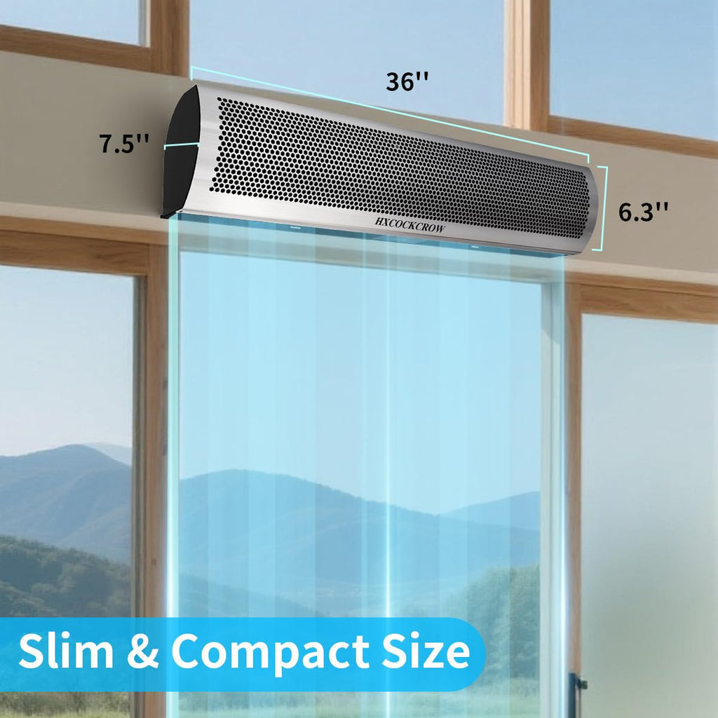 36 Inch Stainless Steel Air Curtain Door Fan I491644