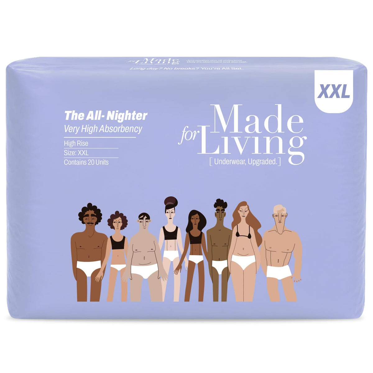 Overnight Adult Pull Up Women/Men XXL 20 Ct F3865
