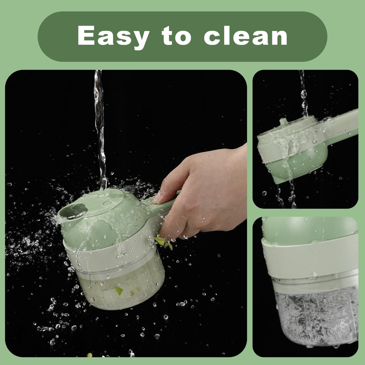 Portable Wireless Electric 4-in-1 Vegetable Cutter Set R427189