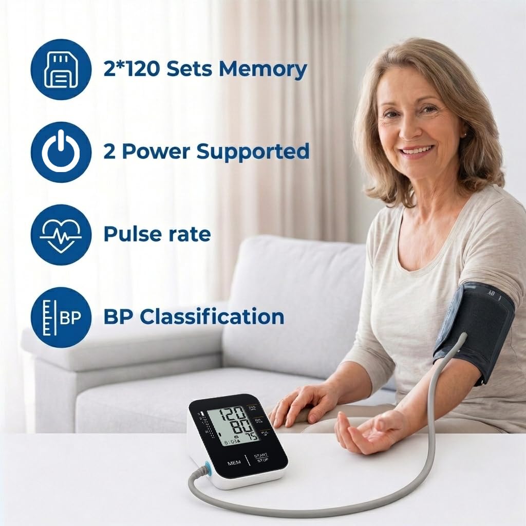 Accurate Upper Arm Blood Pressure Monitor N141