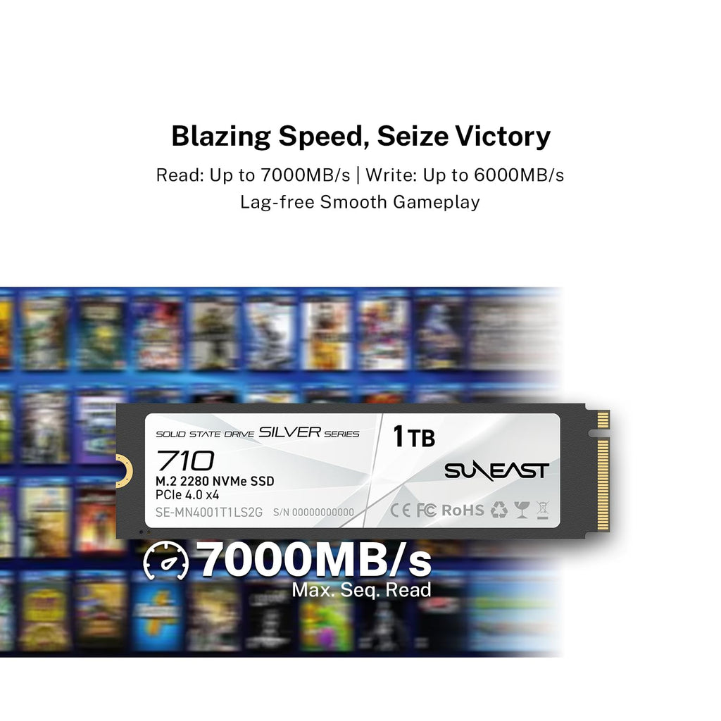 1TB M.2 2280 PCIe4.0 NVMe Internal SSD D57709
