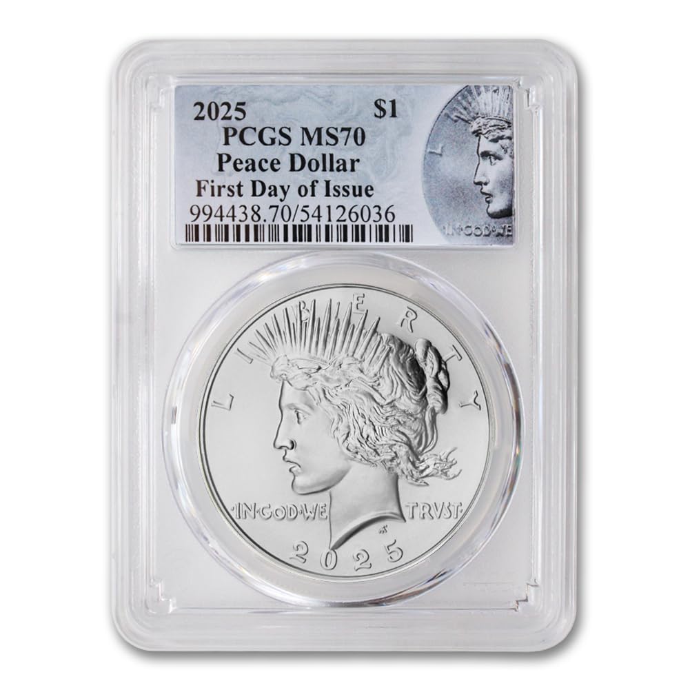 Silver Peace Dollar Coin MS-70 L205701