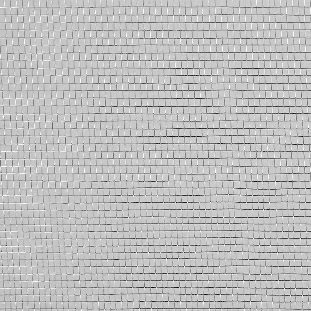 Aluminum Mesh Screen 39.4x196.9 Inches Silver M796586