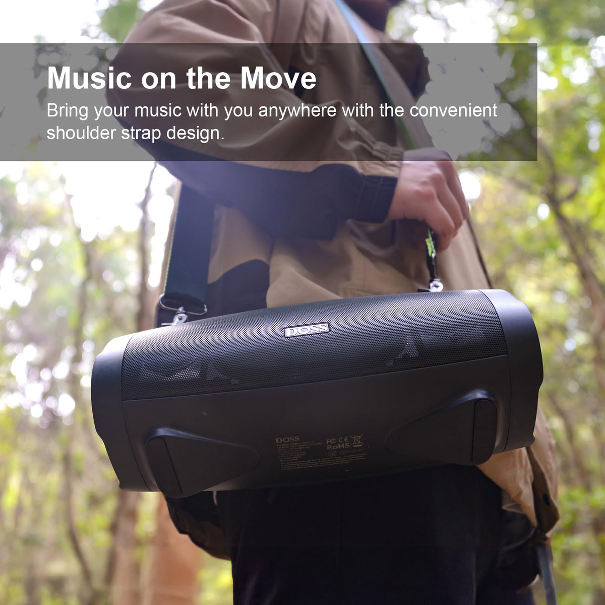 Wireless Bluetooth Speaker, IPX6 Waterproof J4380