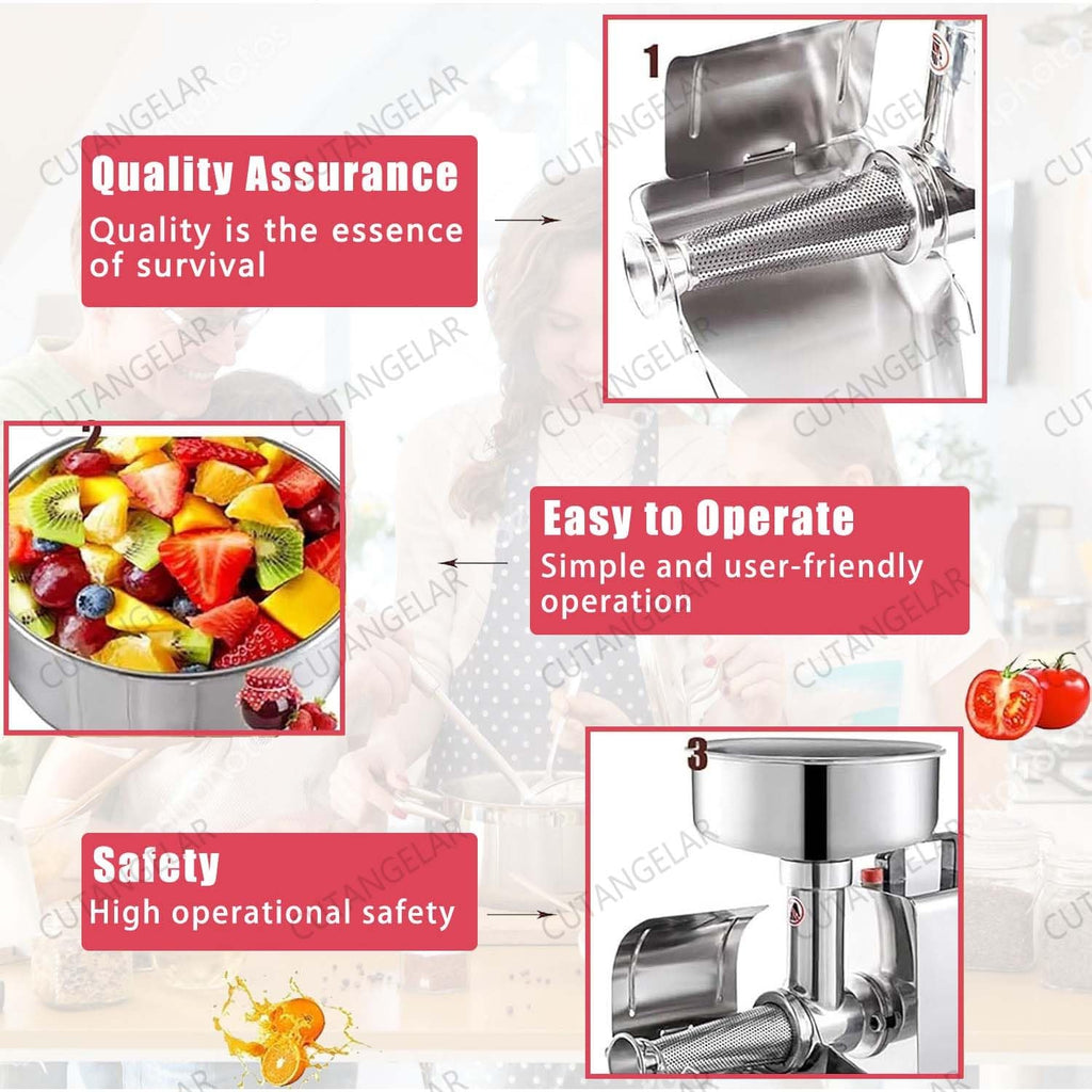 450W Electric Ketchup Maker with Adjustable Discharge Chute G434707