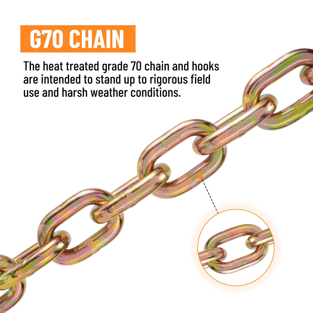 Binder Chain with Clevis Grab Hooks E6123