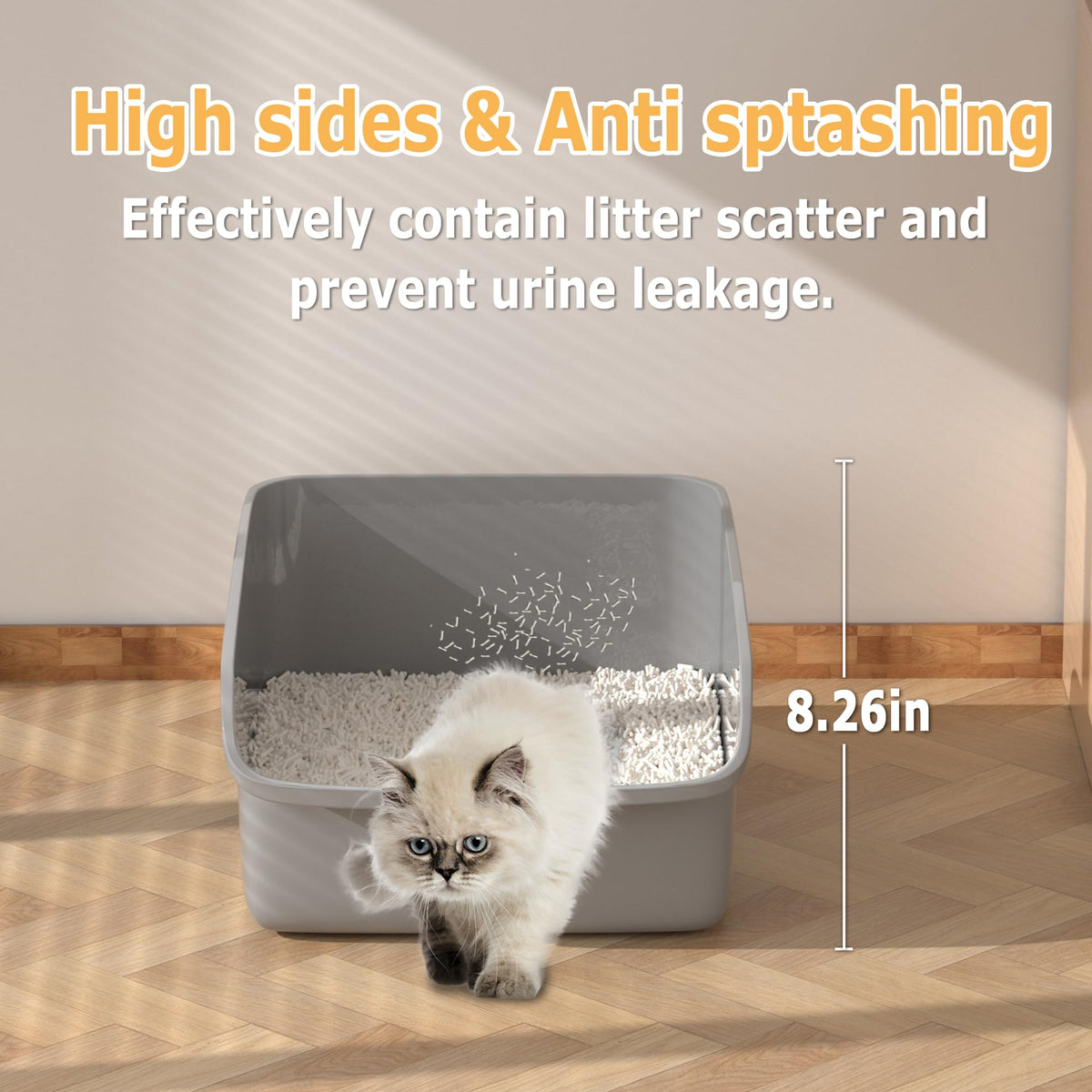 Large High Side Cat Litter Box M7856