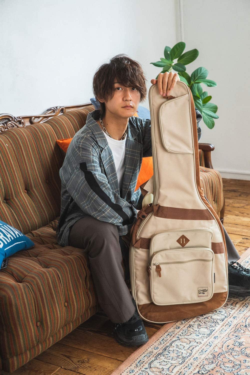 Beige Electric Guitar Gig Bag U5929