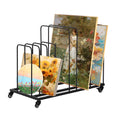 Art Canvas Storage Rack with Wheels I258519